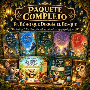 PAQUETE COMPLETO — EL BÚHO QUE DIRIGÍA EL BOSQUE